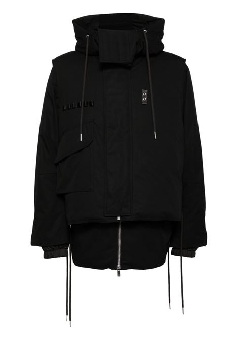 Black Arctic double puffer jacket Helmut lang - men HELMUT LANG | O07HM402001